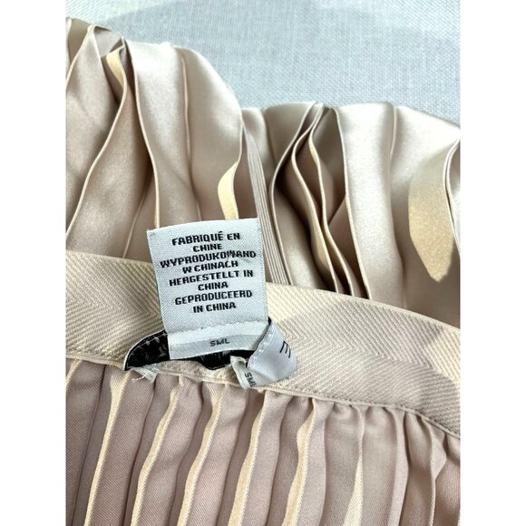 Rachel Zoe Pleated Skirt – Size Large, Champagne Color - Picture 6 of 6